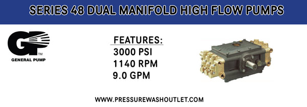 SERIES 48 DUAL MANIFOLD HIGH FLOW PUMPS by GENERAL PUMP